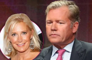 Mary Joan Hansen smiling candidly during a public event with Chris Hansen and their two sons