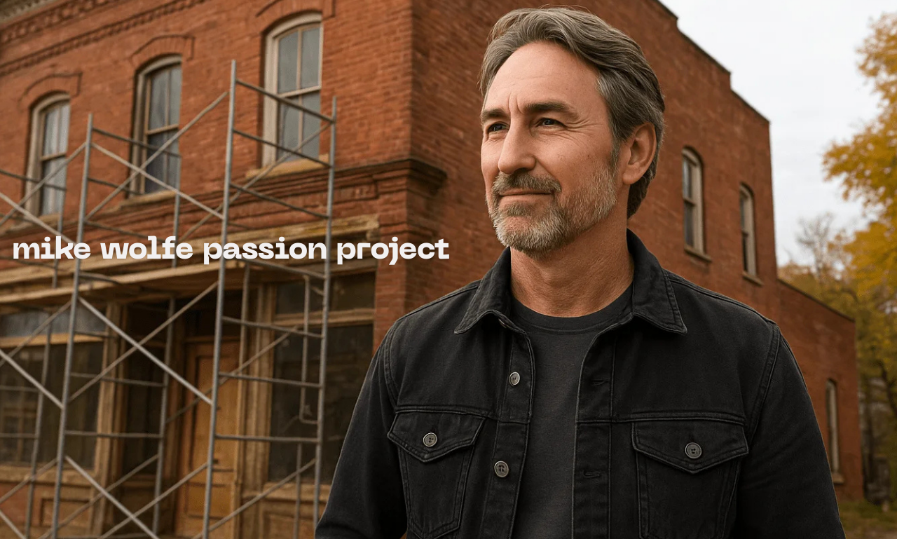 Mike Wolfe passion project focused on historic preservation, antiques, and community restoration