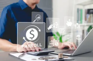 Payroll Software for Small Business dashboard showing employee payments and tax summaries
