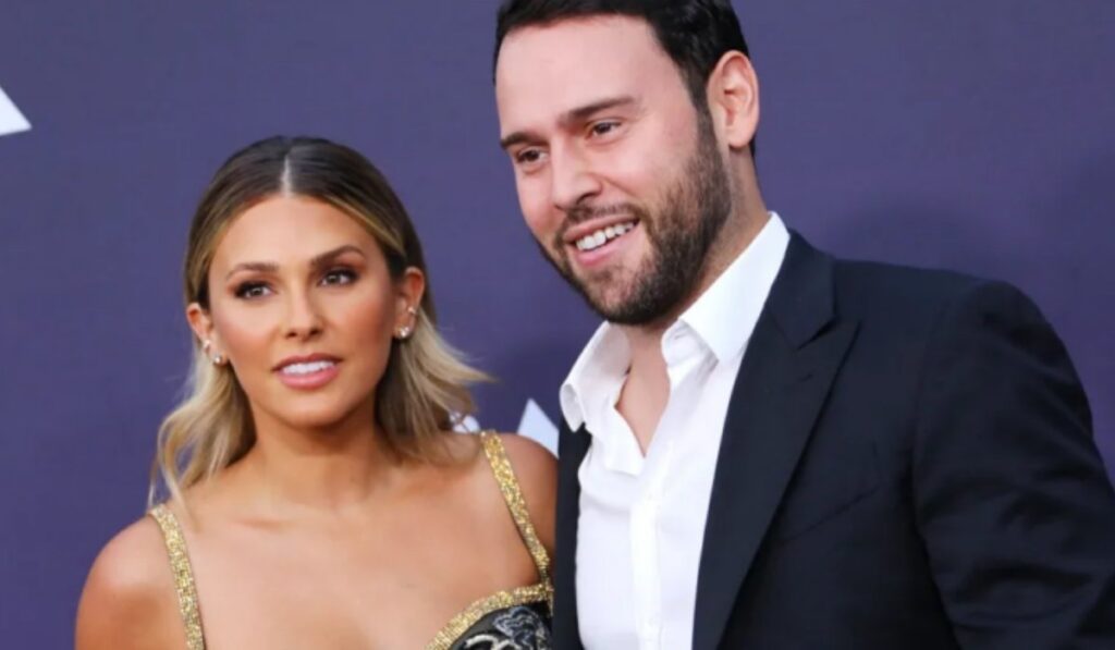 Hart Violet Braun with her family, daughter of music executive Scooter Braun