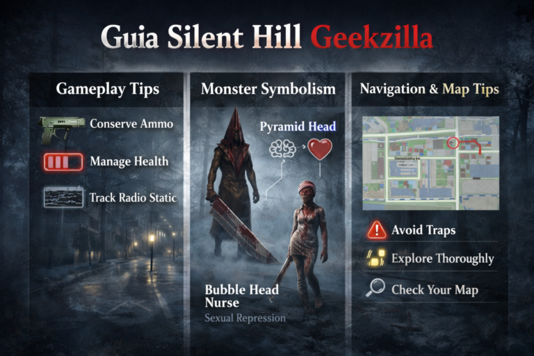 Guia Silent Hill Geekzilla map and navigation tips