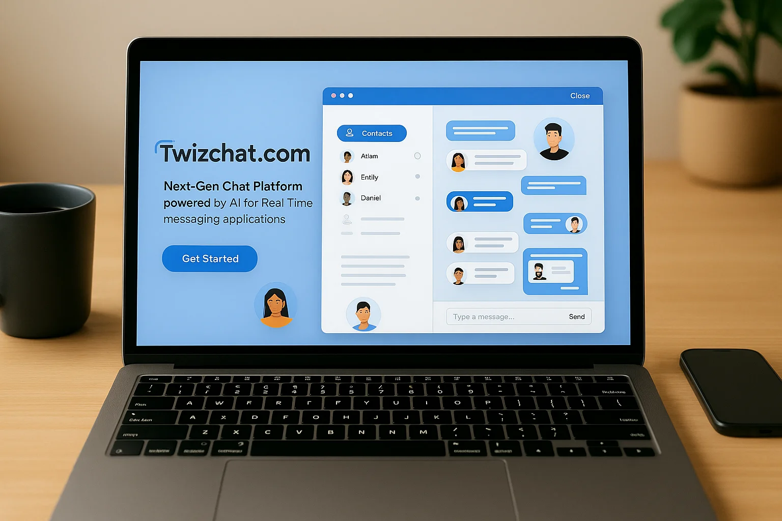 TwizChat.com safe online chat platform