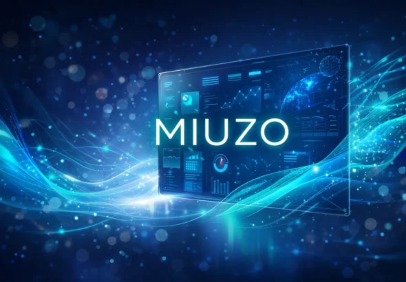 Miuzo platform interface showcasing core features and innovation
